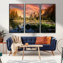 Yosemite Valley Wall Art, El Capitan Sunset Canvas Print, by MyGreatCanvas | Canvas Wall Art Prints | Photo Prints & Wall Decor
