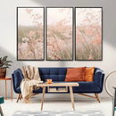 Pastel Grasses Wall Art Canvas Print – Framed Soft Meadow
