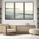Coastal Cliffs Wall Art Canvas Print – Misty Ocean Seascape