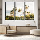 California Coast Palm Trees Wall Art Canvas Print – Framed by MyGreatCanvas | Canvas Wall Art Prints | Photo Prints & Wall Decor