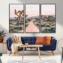 Joshua Tree Wall Art Canvas Print – Framed Desert Road Scene by MyGreatCanvas | Canvas Wall Art Prints | Photo Prints & Wall Decor