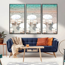 Calm Beach Wall Art – Framed Turquoise Water Canvas Artwork, by MyGreatCanvas | Canvas Wall Art Prints | Photo Prints & Wall Decor