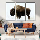 Bison Wall Art Canvas Print – Framed Western Wildlife by MyGreatCanvas | Canvas Wall Art Prints | Photo Prints & Wall Decor