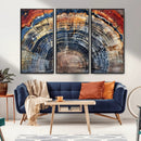 Tree Rings Wall Art Canvas Print – Framed Petrified Wood by MyGreatCanvas | Canvas Wall Art Prints | Photo Prints & Wall Decor