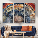 Tree Rings Wall Art Canvas Print – Framed Wood Art Picture by MyGreatCanvas | Canvas Wall Art Prints | Photo Prints & Wall Decor