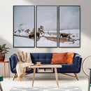 Bison Wildlife Wall Art Canvas Print – Framed Snowy Prairie by MyGreatCanvas | Canvas Wall Art Prints | Photo Prints & Wall Decor