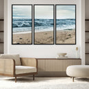 Ocean Wall Art Canvas Print – Moody Coastal Seascape Scene