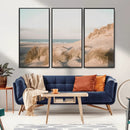 Beach Landscape Wall Art Canvas Print – Framed Sand Dune