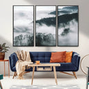Foggy Forest Landscape Wall Art Canvas Print – Misty by MyGreatCanvas | Canvas Wall Art Prints | Photo Prints & Wall Decor
