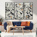 Wild Horse Stampede Wall Art Canvas Print – Monochrome by MyGreatCanvas | Canvas Wall Art Prints | Photo Prints & Wall Decor
