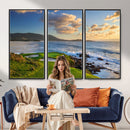 Pebble Beach Golf Links Wall Art Canvas Print – Iconic