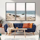 Coastal Ocean View Wall Art Canvas Print – Serene Rocky by MyGreatCanvas | Canvas Wall Art Prints | Photo Prints & Wall Decor