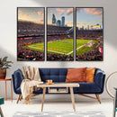 Chicago Bears Soldiers Field Wall Art Canvas Print – Framed