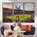 Chicago Bears Soldiers Field Wall Art Canvas Print – Framed