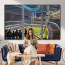 Chicago Dome Stadium Wall Art Canvas Print – Framed Modern
