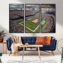 Chicago Bears Soldiers Field Wall Art Canvas Print – Framed