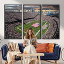 Chicago Bears Soldiers Field Wall Art Canvas Print – Framed