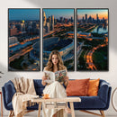 Chicago Bears Soldiers Field Wall Art Canvas Print – Framed