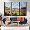 Cleveland Browns Stadium Wall Art Canvas Print – Framed NFL