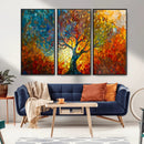 Yggdrasil Tree of Life Mosaic Stained Glass Wall Art, Tree