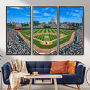 Wrigley Field Baseball Stadium Canvas Wall Art – Packed by MyGreatCanvas | Canvas Wall Art Prints | Photo Prints & Wall Decor