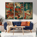 Tsukioka Yoshitoshi Samurai Wall Art – Japanese Katana by MyGreatCanvas | Canvas Wall Art Prints | Photo Prints & Wall Decor