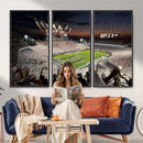 Penn State Stadium Wall Art Canvas Print, White Out Football