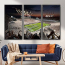 Epic Night Football Stadium Wall Art Canvas Print, Fireworks by MyGreatCanvas | Canvas Wall Art Prints | Photo Prints & Wall Decor