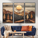 Wood Mountain Wall Art Canvas Print – Layered Forest and by MyGreatCanvas | Canvas Wall Art Prints | Photo Prints & Wall Decor