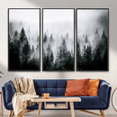 Foggy Pine Forest Canvas Wall Art by MyGreatCanvas | Canvas Wall Art Prints | Photo Prints & Wall Decor
