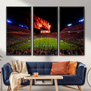 Jordan-Hare Football Stadium Wall Art Canvas Print, Football by MyGreatCanvas | Canvas Wall Art Prints | Photo Prints & Wall Decor