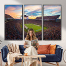 Jordan-Hare Stadium Wall Art Canvas Print, Football Stadium