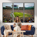 Green Bay Packers Lambeau Field Stadium Wall Art Canvas