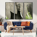 Wild Elephant Wall Art Canvas Print by MyGreatCanvas | Canvas Wall Art Prints | Photo Prints & Wall Decor