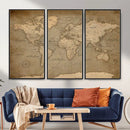 World Map Canvas Print – Framed Travel Map Wall Art for by MyGreatCanvas | Canvas Wall Art Prints | Photo Prints & Wall Decor
