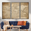 Colorful Watercolor World Map Canvas Wall Art – Framed by MyGreatCanvas | Canvas Wall Art Prints | Photo Prints & Wall Decor