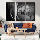 Elephant Family Wall Art Canvas, Framed Elephant Family by MyGreatCanvas | Canvas Wall Art Prints | Photo Prints & Wall Decor