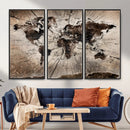 Black and White World Map Canvas Print – Framed Wall Art for by MyGreatCanvas | Canvas Wall Art Prints | Photo Prints & Wall Decor