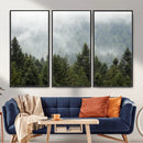 Misty Mountain Forest Wall Art Canvas Print by MyGreatCanvas | Canvas Wall Art Prints | Photo Prints & Wall Decor