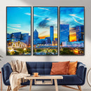 Atlanta Skyline Wall Art Canvas Print, Atlanta Downtown by MyGreatCanvas | Canvas Wall Art Prints | Photo Prints & Wall Decor