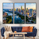 Austin Skyline Wall Art Canvas Print, Austin Downtown Night by MyGreatCanvas | Canvas Wall Art Prints | Photo Prints & Wall Decor