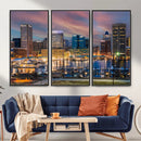 Baltimore Skyline Wall Art Canvas Print, Baltimore Downtown by MyGreatCanvas | Canvas Wall Art Prints | Photo Prints & Wall Decor