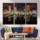 Baltimore Skyline Wall Art Canvas Print, Baltimore Downtown by MyGreatCanvas | Canvas Wall Art Prints | Photo Prints & Wall Decor