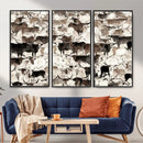 Abstract Texas Longhorn Print - Longhorn Herd Print for by MyGreatCanvas | Canvas Wall Art Prints | Photo Prints & Wall Decor