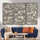 Abstract Zebra Wall Art Canvas Print for Farmhouse Decor by MyGreatCanvas | Canvas Wall Art Prints | Photo Prints & Wall Decor