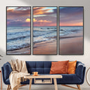 Ocean Sunset Wall Art Canvas Print – Coastal Beach by MyGreatCanvas | Canvas Wall Art Prints | Photo Prints & Wall Decor