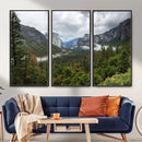 Yosemite Valley Wall Art Canvas Print – Misty Mountain by MyGreatCanvas | Canvas Wall Art Prints | Photo Prints & Wall Decor
