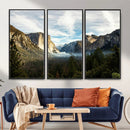 Yosemite Valley Mountain Wall Art Canvas Print, Granite by MyGreatCanvas | Canvas Wall Art Prints | Photo Prints & Wall Decor