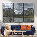 Yosemite Valley River Wall Art Canvas Print, Granite Cliffs by MyGreatCanvas | Canvas Wall Art Prints | Photo Prints & Wall Decor