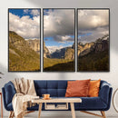Yosemite Valley River Landscape Wall Art Canvas Print, by MyGreatCanvas | Canvas Wall Art Prints | Photo Prints & Wall Decor